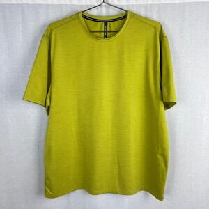 Ten Thousand Top Mens XL Interval Shirt Lime Green Athletic Breathable Workout